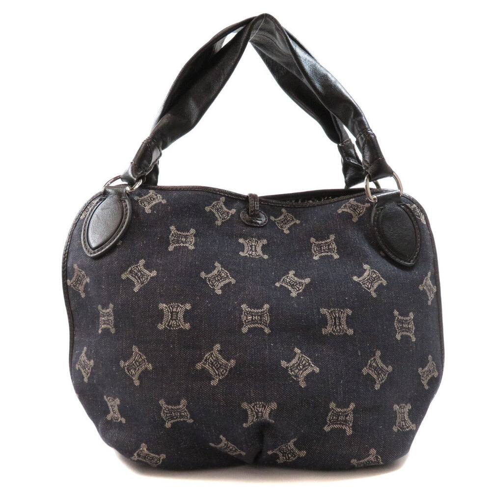 Celine Macadam Bag Tote Denim Blue